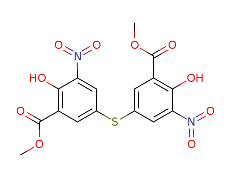 Benzoic acid, 3,3'-thiobis[6-hydroxy-5-nitro-, dimethyl ester