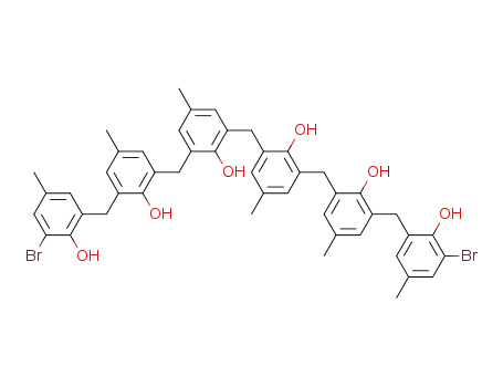 bis-{3-[3-(3-bromo-2-hydroxy-5-methyl-benzyl)-2-hydroxy-5-methyl-benzyl]-2-hydroxy-5-methyl-phenyl}-methane
