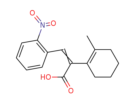 2-(2-methyl-cyclohex-1-enyl)-3ξ-(2-nitro-phenyl)-acrylic acid