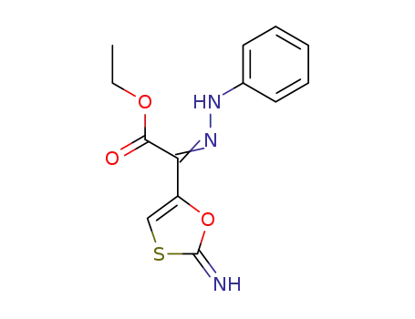 2-imino-5-<1-(phenylhydrazono)-2-ethoxyoxalyl>-4,5-dehydro-1,3-oxathiolane