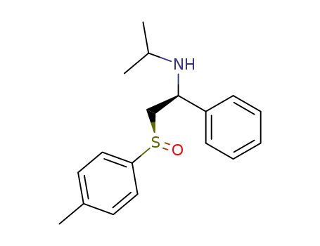Molecular Structure of 121411-20-9 (Isopropyl-[(S)-1-phenyl-2-((R)-toluene-4-sulfinyl)-ethyl]-amine)