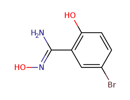 5-bromo-2-hydroxy-benzamide oxime