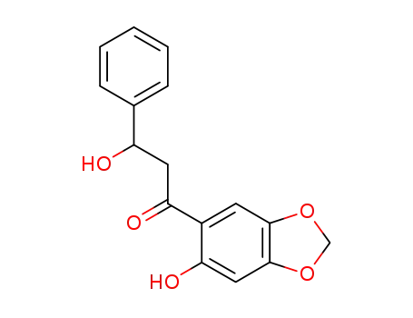 3-hydroxy-1-(6-hydroxy-benzo[1,3]dioxol-5-yl)-3-phenyl-propan-1-one