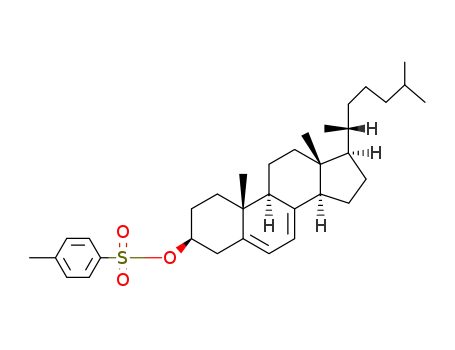Molecular Structure of 57674-69-8 (cholesta-5,7-diene-3β-yl toluene-4-sulfonate)