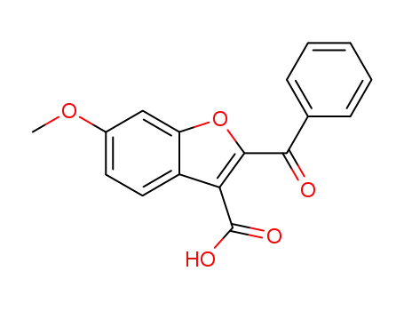 2-benzoyl-6-methoxy-benzofuran-3-carboxylic acid