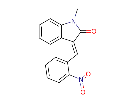 1-methyl-3-((<i>E</i>)-2-nitro-benzylidene)-indolin-2-one