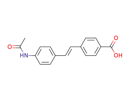 4'-acetylamino-<i>trans</i>-stilbene-4-carboxylic acid