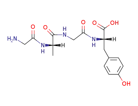 Molecular Structure of 93046-66-3 (L-Tyrosine, glycyl-L-alanylglycyl-)