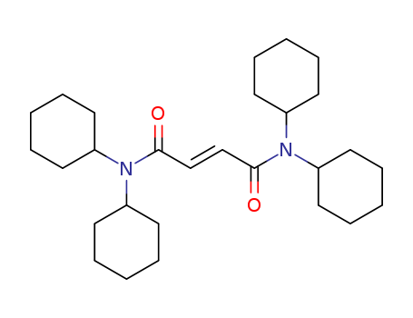Molecular Structure of 103675-32-7 (2-Butenediamide, N,N,N',N'-tetracyclohexyl-, (E)-)
