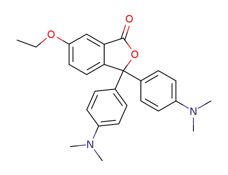 1(3H)-Isobenzofuranone, 3,3-bis[4-(dimethylamino)phenyl]-6-ethoxy-