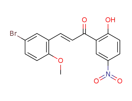 5-bromo-2'-hydroxy-2-methoxy-5'-nitro-<i>trans</i>-chalcone