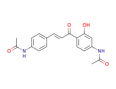 4,4'-bis-acetylamino-2'-hydroxy-<i>trans</i>-chalcone