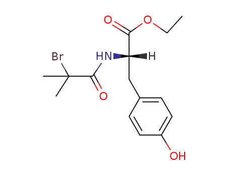 <i>N</i>-(α-bromo-isobutyryl)-L-tyrosine ethyl ester