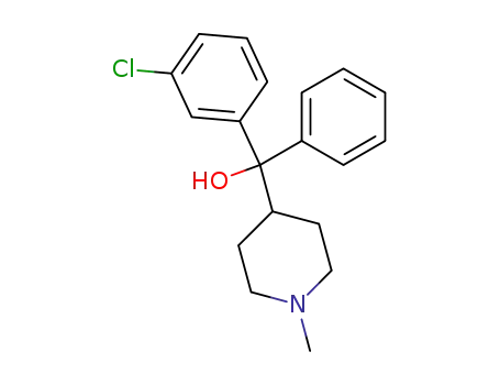 (3-chloro-phenyl)-(1-methyl-[4]piperidyl)-phenyl-methanol