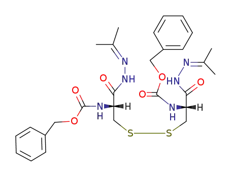 <i>N</i>,<i>N</i>'-bis-benzyloxycarbonyl-L-cystine bis-isopropylidenehydrazide