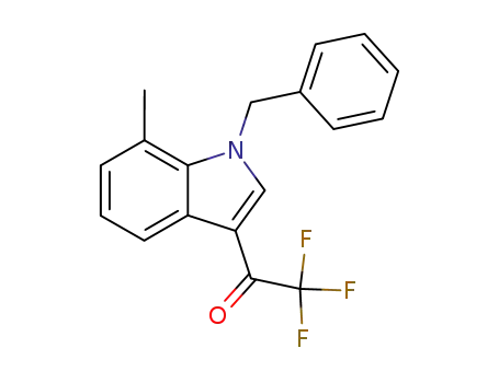 1-(1-benzyl-7-methyl-indol-3-yl)-2,2,2-trifluoro-ethanone