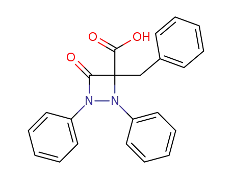 3-benzyl-4-oxo-1,2-diphenyl-[1,2]diazetidine-3-carboxylic acid