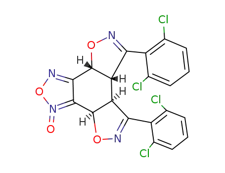 (3bR,6aS,6bS,9aR)-6,7-Bis-(2,6-dichloro-phenyl)-3b,6a,6b,9a-tetrahydro-2,4,9-trioxa-1,3,5,8-tetraaza-trindene 1-oxide