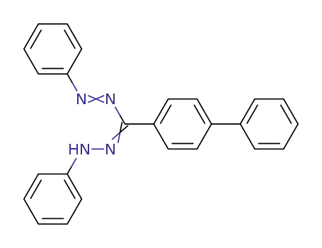 Molecular Structure of 131189-78-1 (Diazene, [[1,1'-biphenyl]-4-yl(phenylhydrazono)methyl]phenyl-)