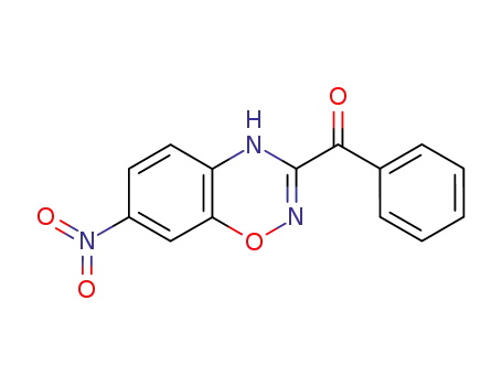 Molecular Structure of 61773-17-9 (Methanone, (7-nitro-2H-1,2,4-benzoxadiazin-3-yl)phenyl-)