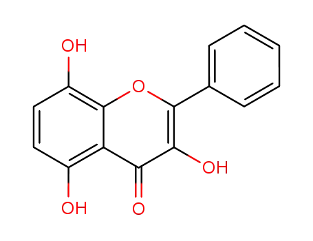 Molecular Structure of 727412-95-5 (3,5,8-trihydroxy-2-phenyl-chromen-4-one)
