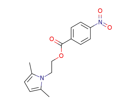 4-nitro-benzoic acid-[2-(2,5-dimethyl-pyrrol-1-yl)-ethyl ester]