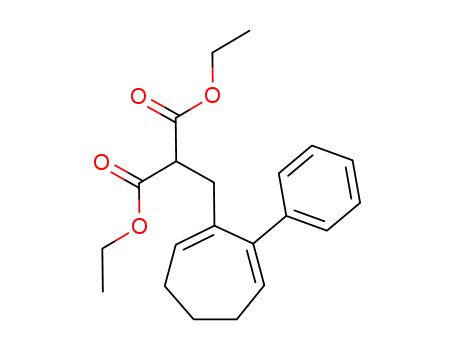 1-Phenyl-2-<2',2'-di(carboethoxy)ethane>-1,3-cycloheptadiene