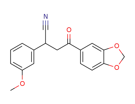 4-benzo[1,3]dioxol-5-yl-2-(3-methoxy-phenyl)-4-oxo-butyronitrile