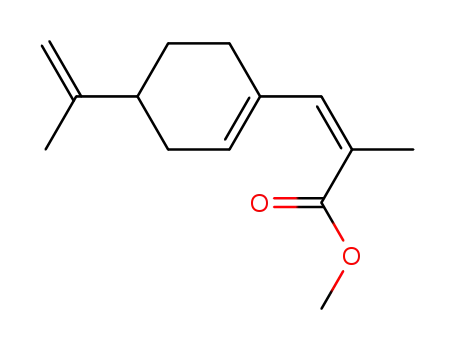 2-Propenoic acid, 2-methyl-3-[4-(1-methylethenyl)-1-cyclohexen-1-yl]-,
methyl ester, (Z)-