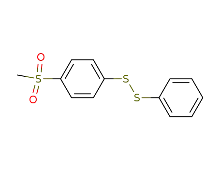 Molecular Structure of 874529-00-7 ((4-methanesulfonyl-phenyl)-phenyl disulfide)
