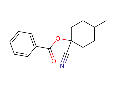 1-benzoyloxy-4-methyl-cyclohexanecarbonitrile