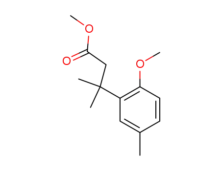 3-(2-methoxy-5-methyl-phenyl)-3-methyl-butyric acid methyl ester