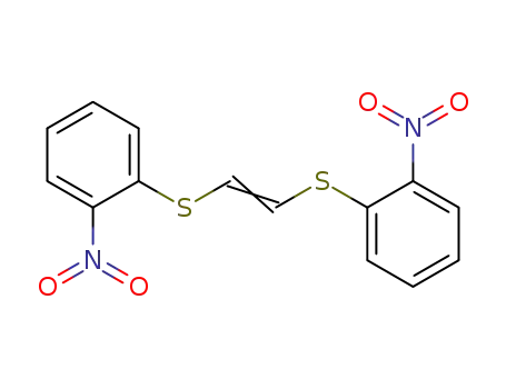 1,2-bis-(2-nitro-phenylsulfanyl)-ethene