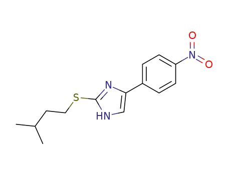 2-isopentylmercapto-4-(4-nitro-phenyl)-1<sup>(3)</sup><i>H</i>-imidazole