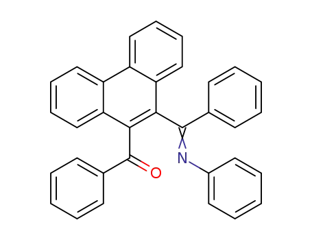 phenyl-[10-(α-phenylimino-benzyl)-[9]phenanthryl]-ketone