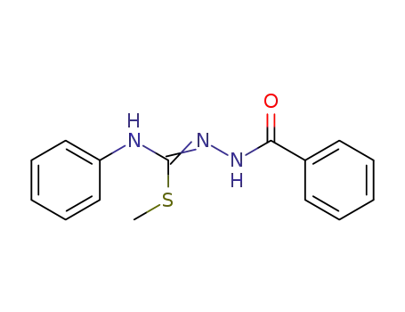 1-benzoyl-<i>S</i>-methyl-4-phenyl-iso thiosemicarbazide