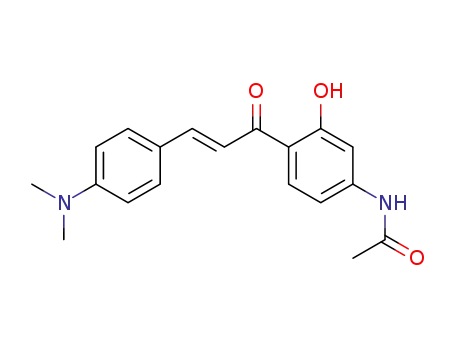 acetic acid-[4-(4-dimethylamino-<i>trans</i>-cinnamoyl)-3-hydroxy-anilide]