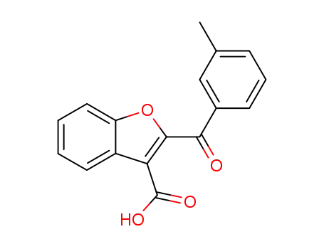 2-<i>m</i>-toluoyl-benzofuran-3-carboxylic acid