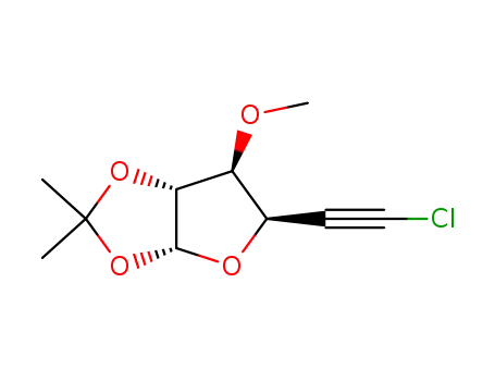 6-chloro-5,6-didesoxy-1,2-O-isopropylidene-3-O-methyl-α-D-xylo-hex-5-ynofuranose