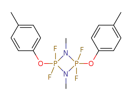 1,3,2,4-Diazadiphosphetidine,
2,2,4,4-tetrafluoro-2,2,4,4-tetrahydro-1,3-dimethyl-2,4-bis(4-methylphen
oxy)-