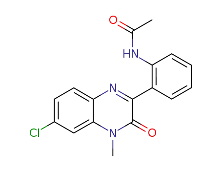 acetic acid-[2-(6-chloro-4-methyl-3-oxo-3,4-dihydro-quinoxalin-2-yl)-anilide]