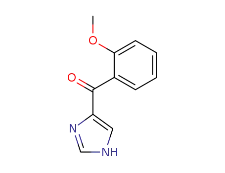 Molecular Structure of 84396-13-4 (Methanone, 1H-imidazol-4-yl(2-methoxyphenyl)-)