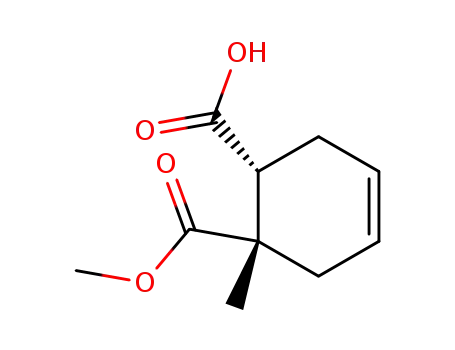 (+/-)-1-methyl-cyclohex-4-ene-1<i>r</i>,2<i>c</i>-dicarboxylic acid-1-methyl ester