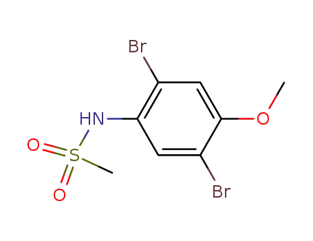 methanesulfonic acid-(2,5-dibromo-4-methoxy-anilide)