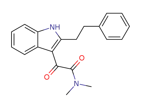(2-phenethyl-indol-3-yl)-glyoxylic acid dimethylamide