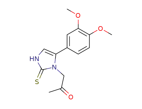 [5-(3,4-dimethoxy-phenyl)-2-thioxo-2,3-dihydro-imidazol-1-yl]-acetone