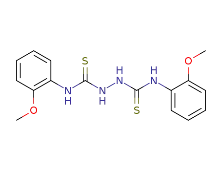hydrazine-<i>N</i>,<i>N</i>'-bis-carbothioic acid di-<i>o</i>-anisidide