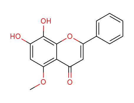 7,8-Dihydroxy-5-methoxy-2-phenyl-4H-1-benzopyran-4-one