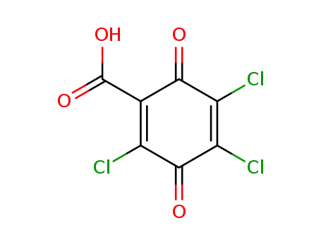 2,4,5-trichloro-3,6-dioxo-cyclohexa-1,4-dienecarboxylic acid