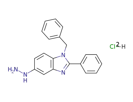 (1-Benzyl-2-phenyl-1H-benzoimidazol-5-yl)-hydrazine; hydrochloride
